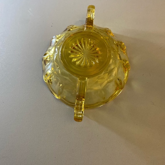 Vintage Yellow Glass Dish - Picture 5 of 9